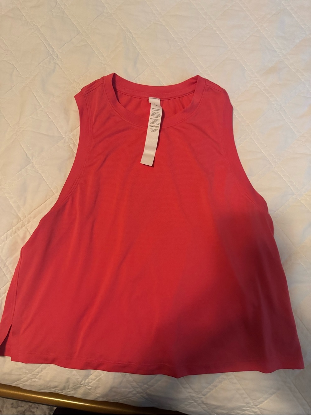 Lululemon Crewneck Tank Top - Pink/Coral size 8
